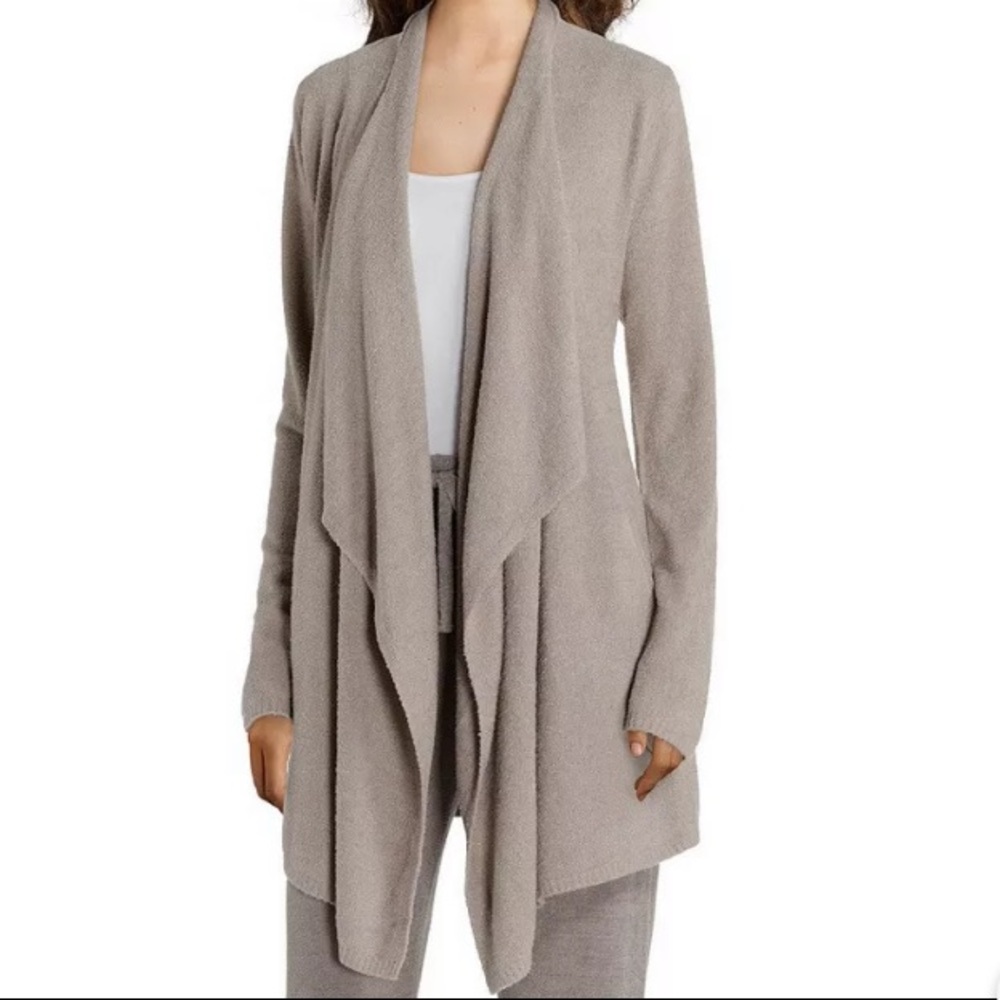 Barefoot Dreams Cozychic Draped Front Cardigan